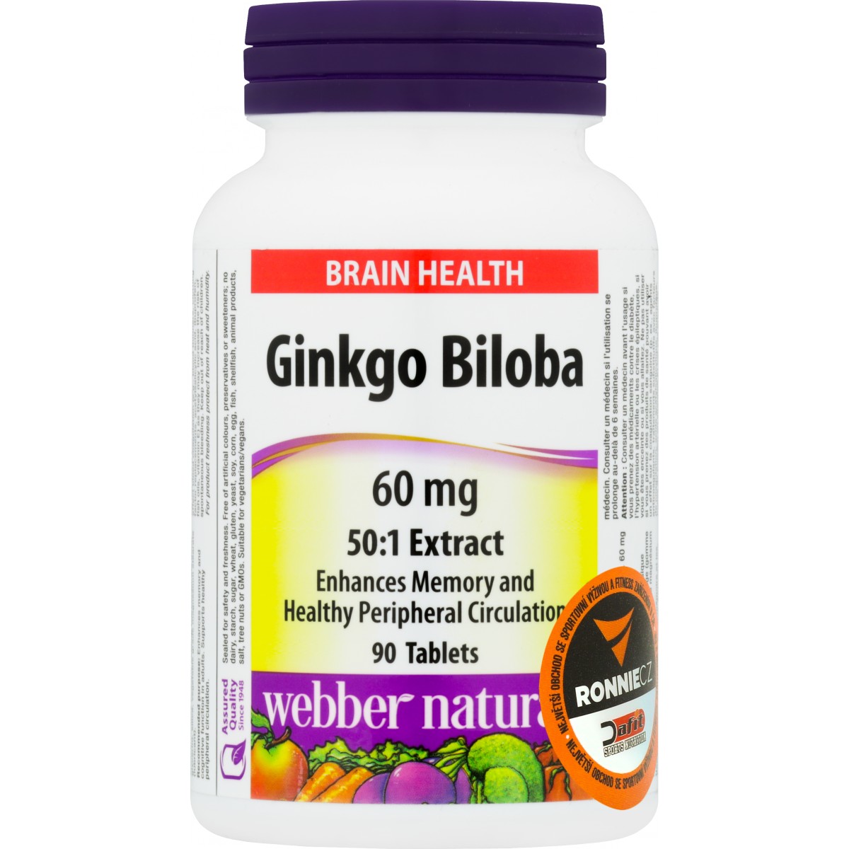 Ginkgo Biloba - Webber Naturals