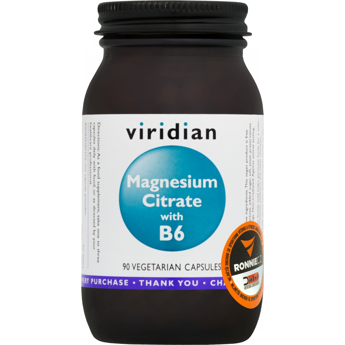 Magnesium Citrate With B6 - Viridian