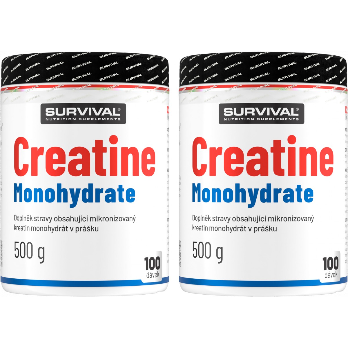 Creatine Monohydrate - akcia 500 g + 500 g - Survival