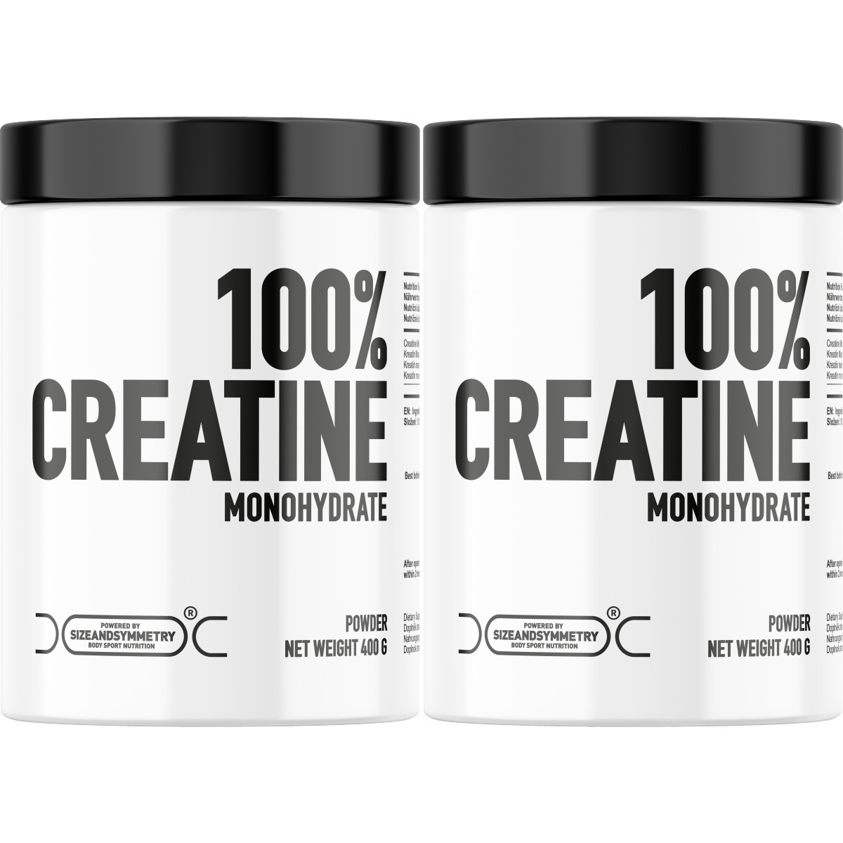 100% Creatine Monohydrate - akcia 1+1 ZADARMO! - Sizeandsymmetry