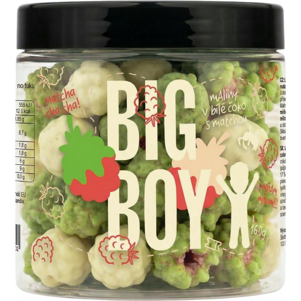 Maliny v bielej �okol�de s matchou - Big Boy