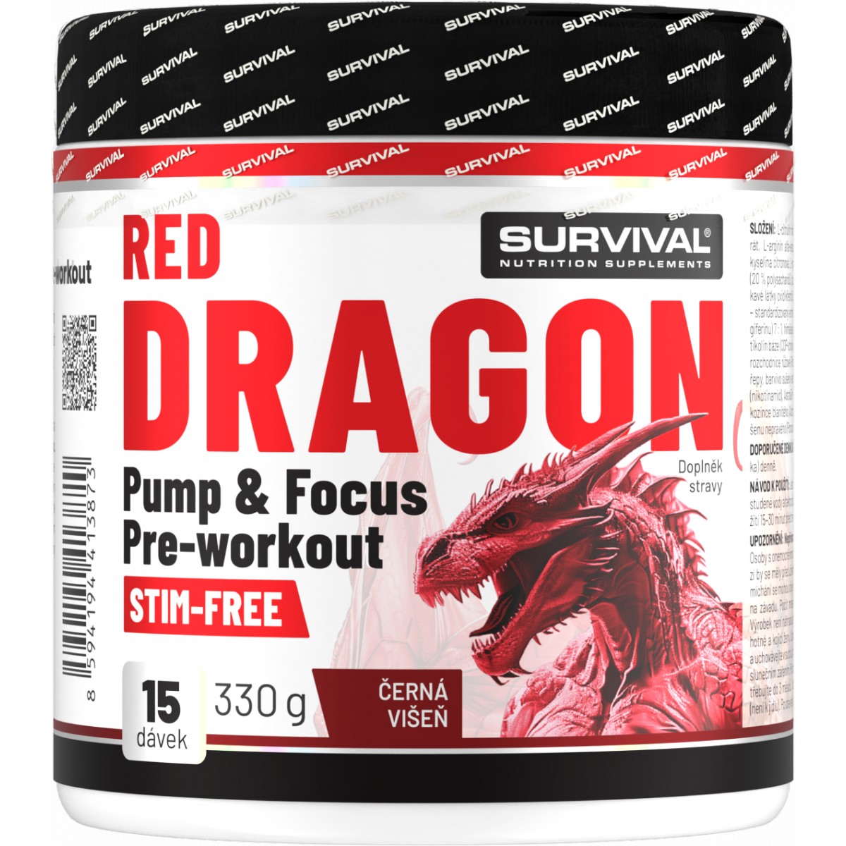Red Dragon Pump & Focus Pre-workout - Survival