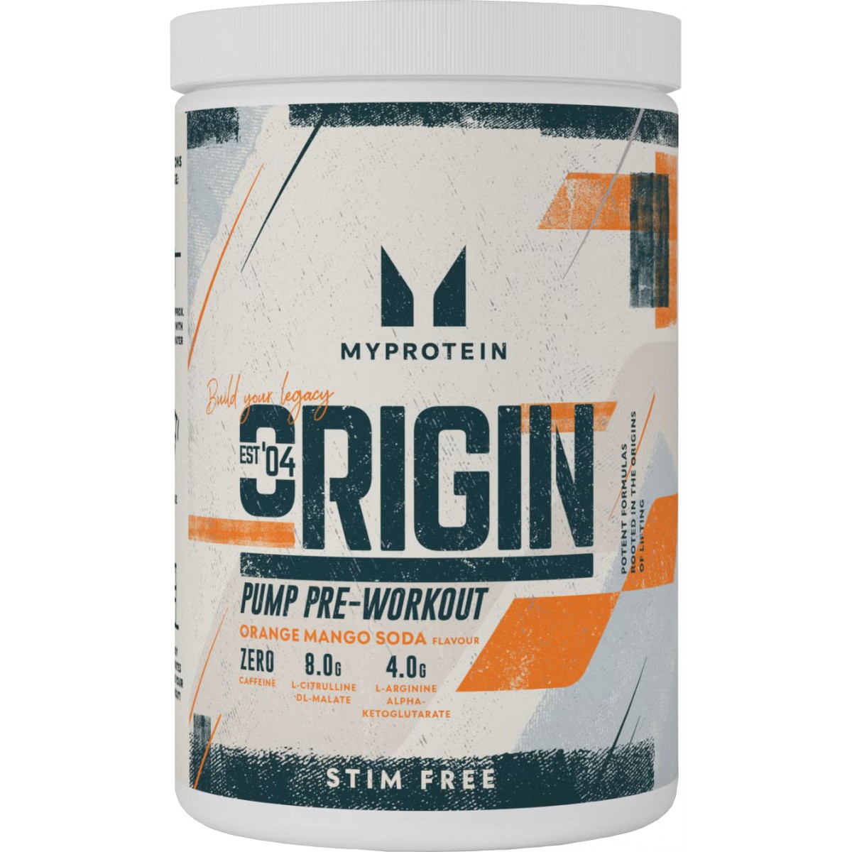 Origin Pump Pre-Workout Stim Free - MyProtein