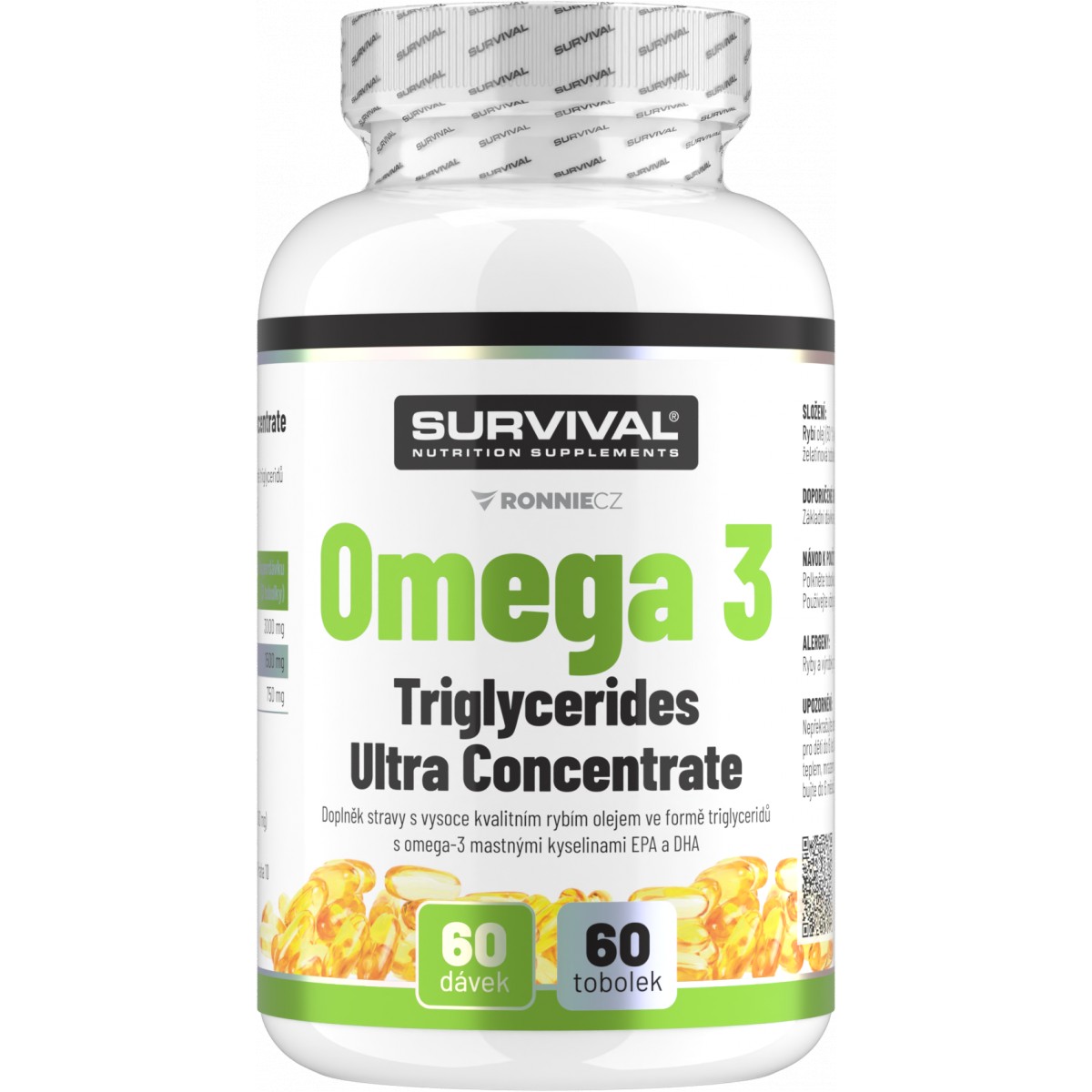 Omega 3 Triglyceride Ultra Concentrate - Survival