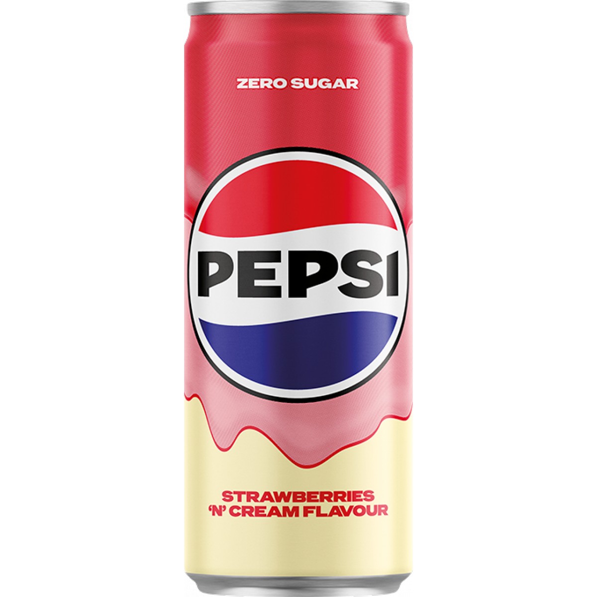 Pepsi Cream Strawberry Zero Sugar - Pepsi