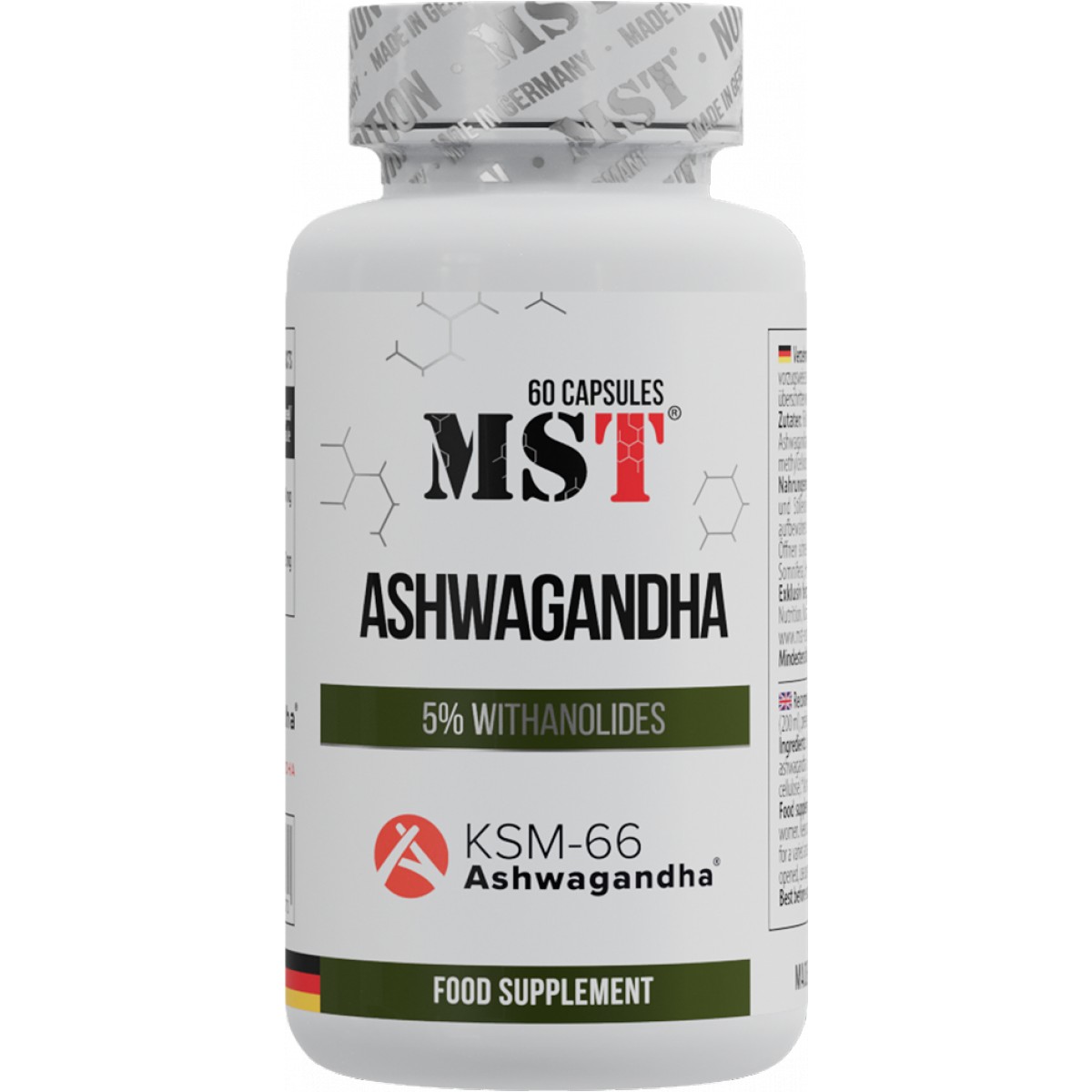 Ashwagandha KSM-66 - MST Nutrition