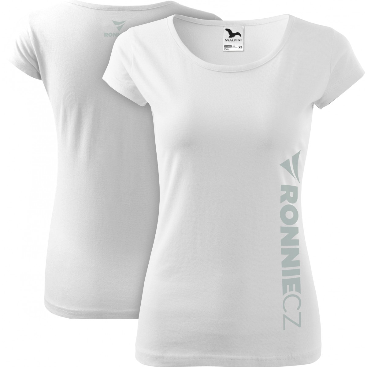 Tri�ko Ronnie.cz Active (biele) - Ronnie.cz