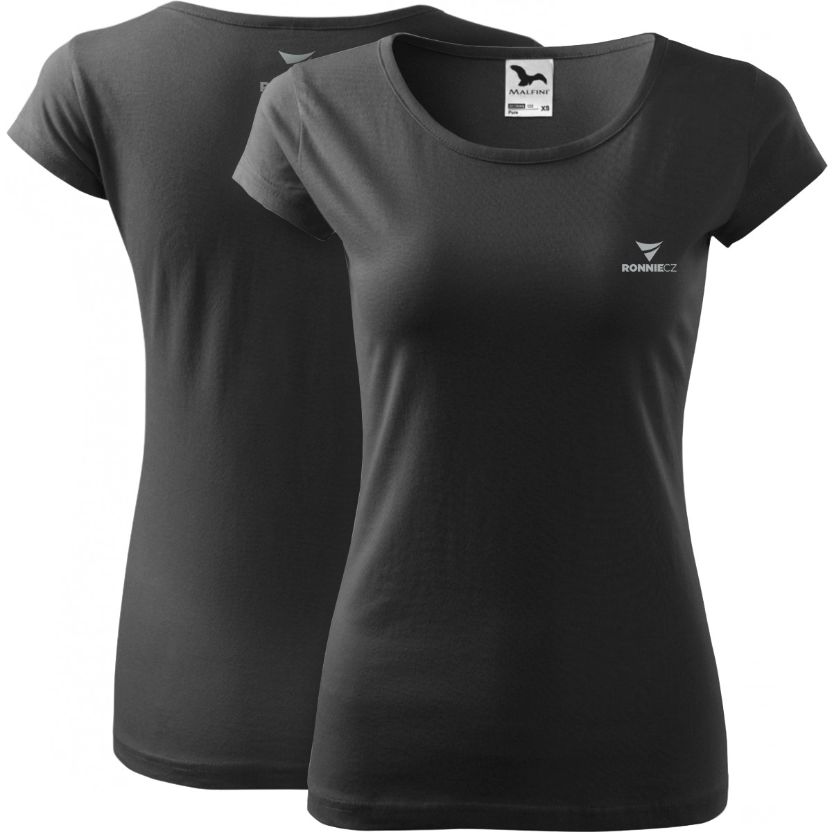 Tri�ko Ronnie.cz Ms. Classic (�ierne) - Ronnie.cz