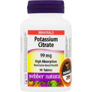 Potassium Citrate (drasl�k) (Webber Naturals)