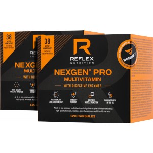 Nexgen Pro Multivitamin + Digestive Enzymes 1+1 ZDARMA! (Reflex Nutrition)